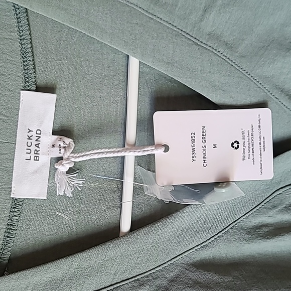 Lucky Brand Wavy Crepe Flutter Sleeve Shirt Mini Dress Size Medium - Picture 6 of 13